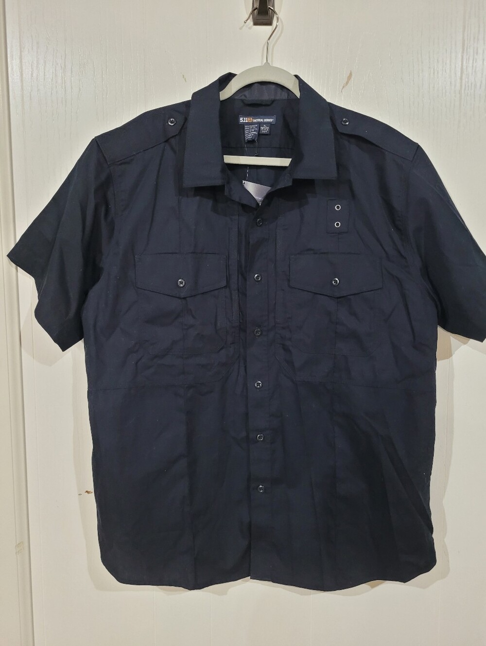 5.11 Tactical Short Sleeve Dark Navy Class B Taclite Patrol Uniform Shirt XL NWT